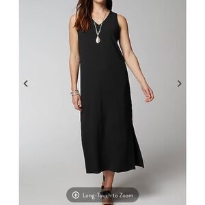 Beautiful JJill Black Maxi Dress Size M